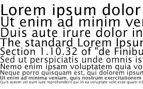 Пример шрифта Office Type Sans C